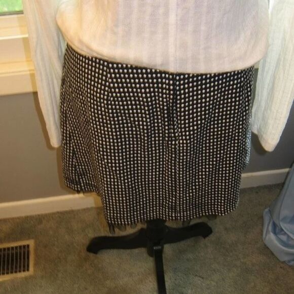 📦 Wrapper cute black, white polka dot skirt, ruffle, side black - Picture 10 of 13